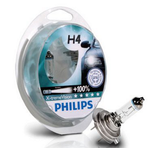 Ampoules Philips X-TREME VISION H4, Ampoules Philips X-TREME VISION H7