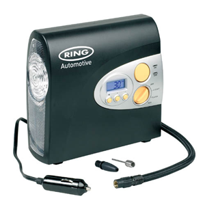 RAC600 : Compresseur Digital de voiture, lampe intégrée et malette