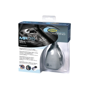 Convertisseur allume cigares 12V en prise Secteur 220V - Puissance 75 watts