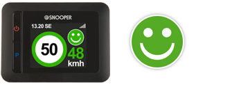 MySpeed : Sourire Vert : Conduite en dessous de la limite autoris�e
