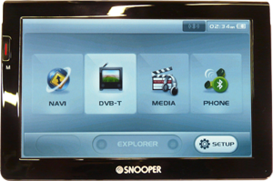 GPS CC7000 : GPS Camping car avec Tuner TV TNT Int�gr�
