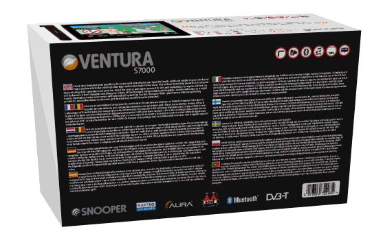 GPS CC7000 : GPS Camping car avec Tuner TV TNT Int�gr�