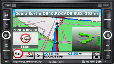 Camping on Snooper Cc9600 Gps Camping Car Double Din Cc9600