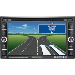 SNOOPER CC9600 : GPS camping car double din CC9600