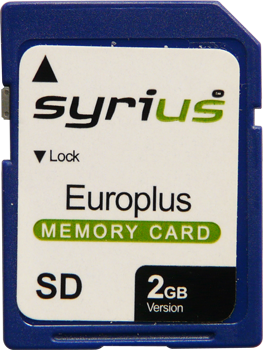 Carte SD Europe (Syrius)
