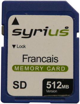 Carte SD France (Syrius)