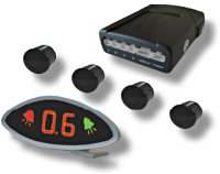 Radar recule 4 capteurs Voiture Reverse Krystal RK005