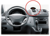 Radar recule 4 capteurs Voiture Reverse Krystal RK005