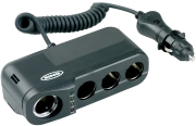 Multiprise filaire pour allume cigares quadruple
