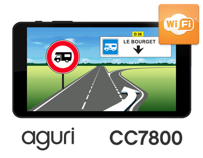 CC7800 WIFI – GPS CAMPING-CAR AGURI 7’ – DVR INTEGRE