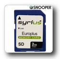 Carte SD Europe (Syrius)