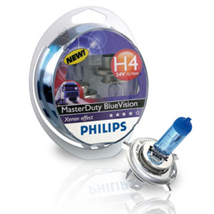 Ampoules Philips MasterDuty BLUEVISION H3 (la paire)