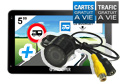 SNOOPER GPS Camping Car CC5400 5'' Mises à jour à vie + Caméra