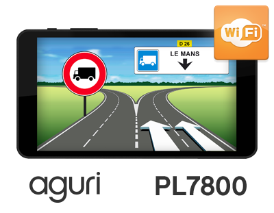 PL7800 WIFI – GPS POIDS LOURDS AGURI 7’ – DVR INTEGRE